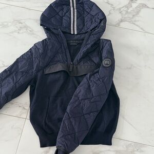 Women’s Canada goose HyBridge Knit Anorak Black